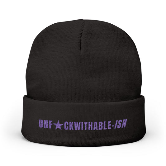 UNF★CKWITHABLE-ISH Embroidered Beanie