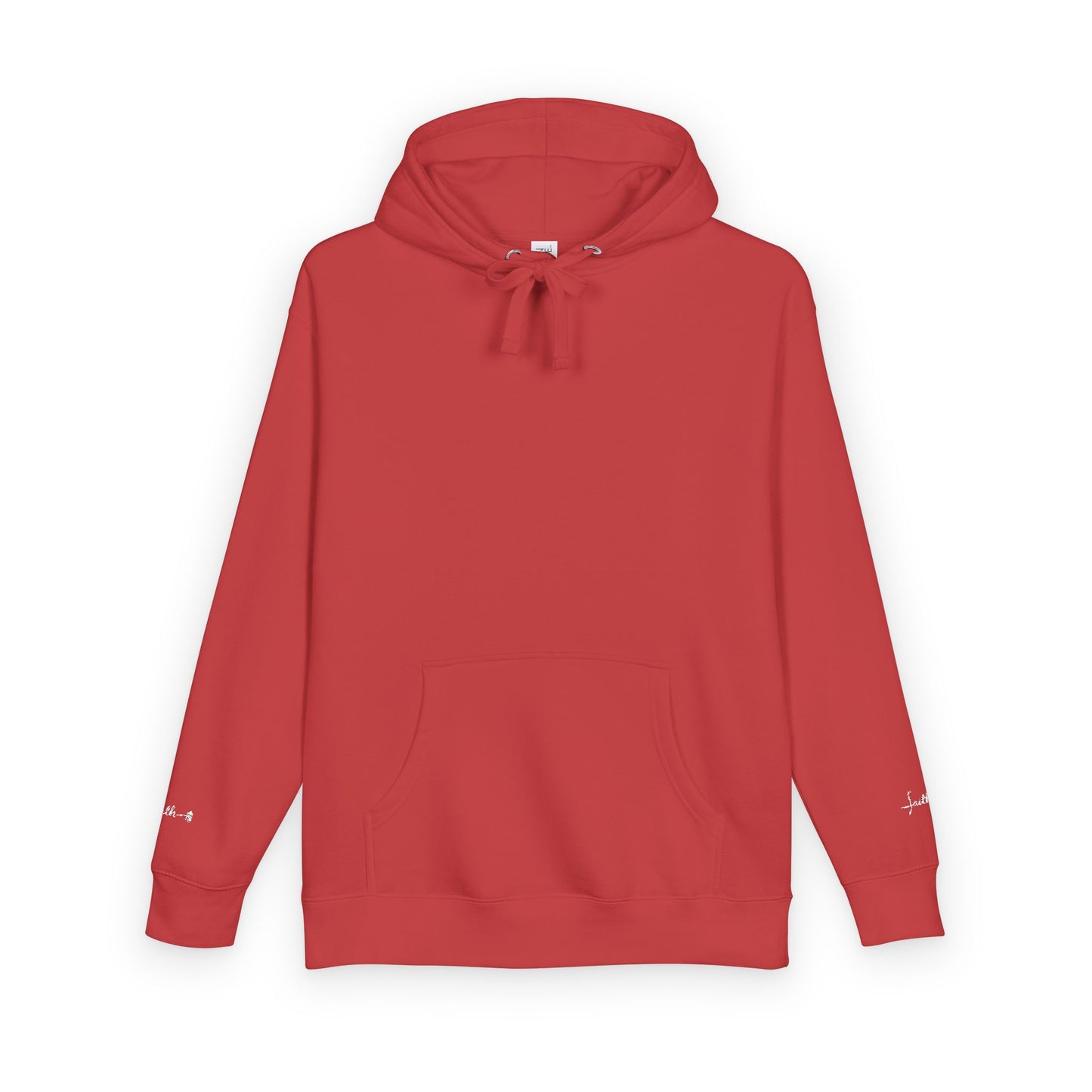 Minimalist Unisex Fleece Hoodie -Faith