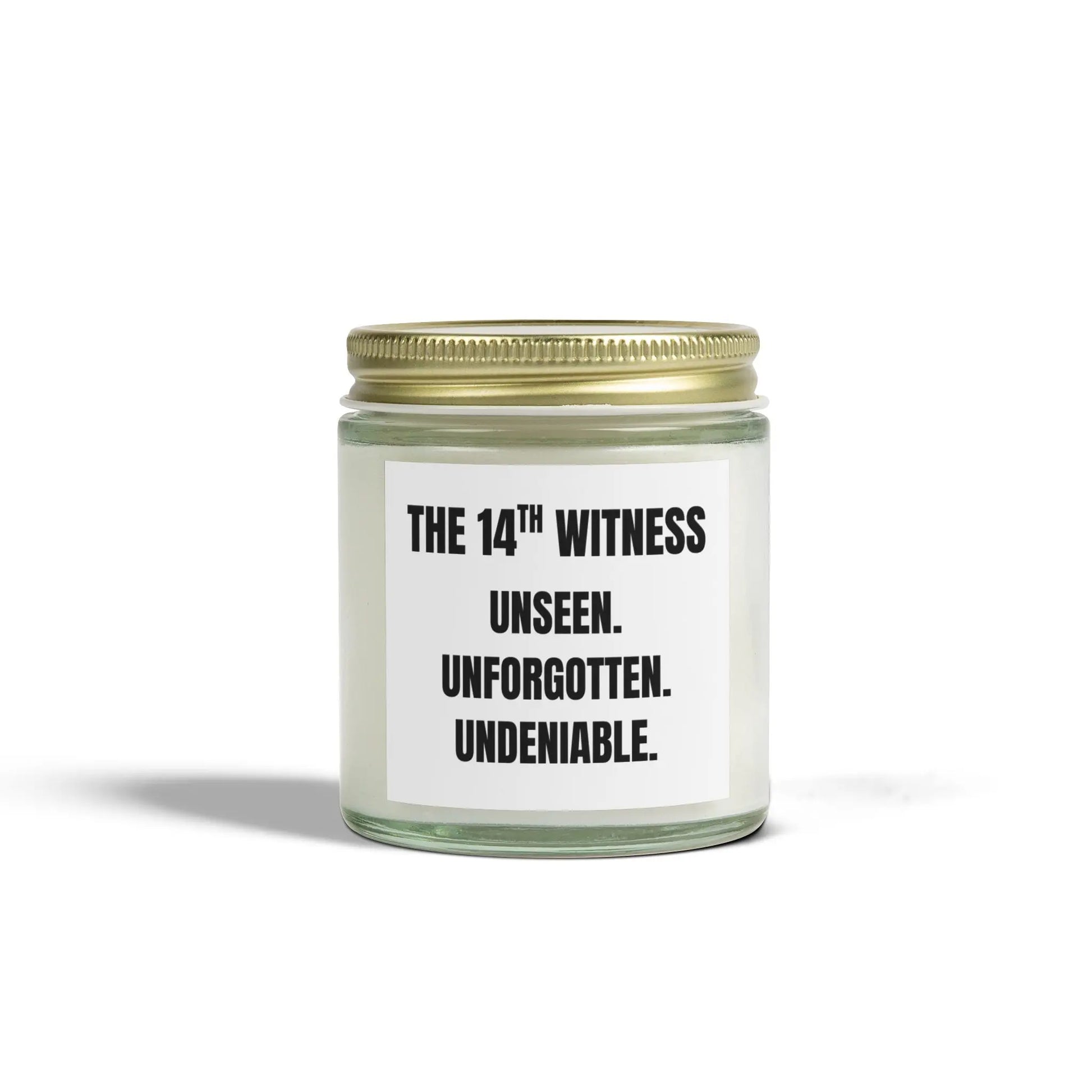 The 14th Witness, Soy Candle, "Truth Teller." Printify