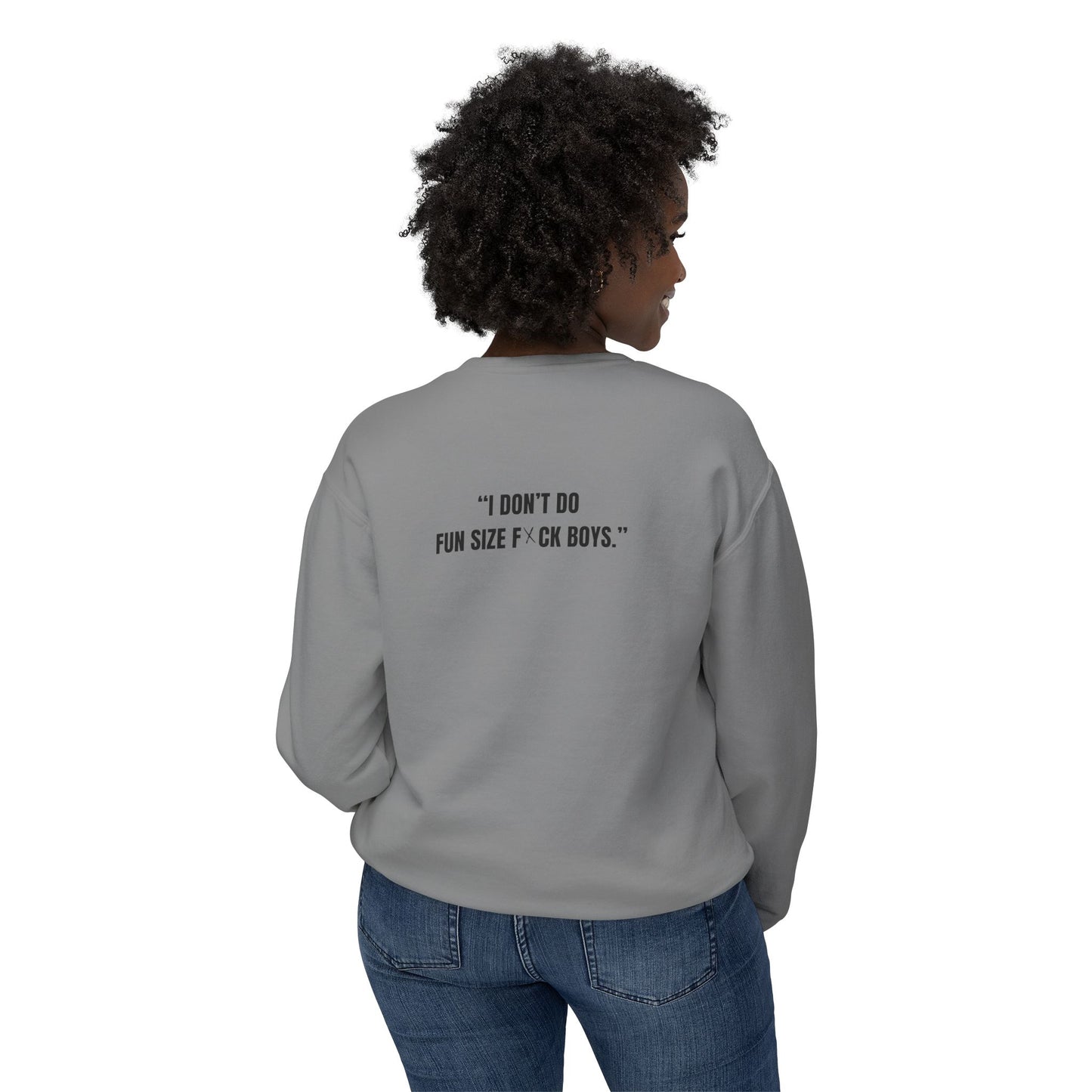 Adult Humor Heavy Weight Sweater - Fun Size F*CK BOYS