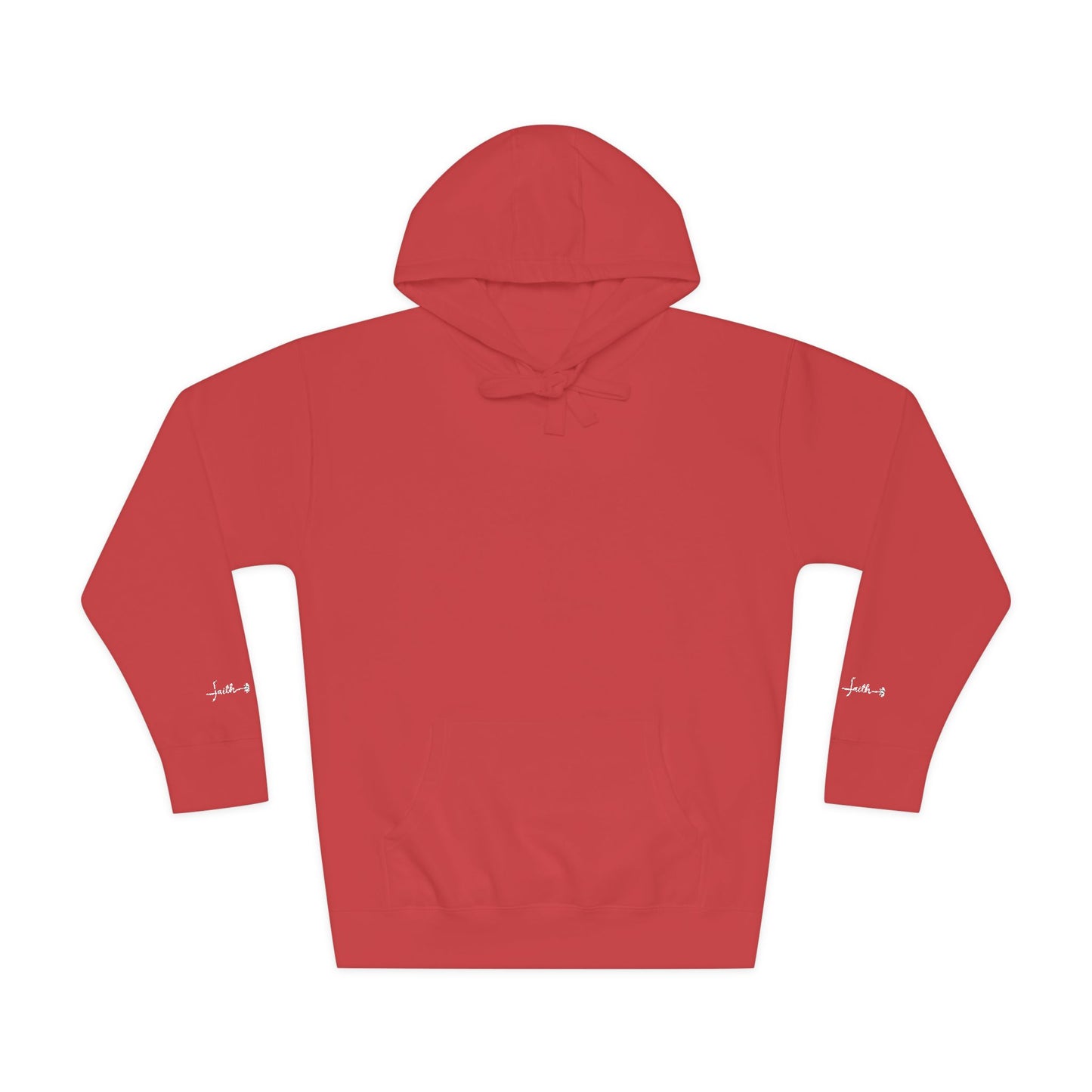 Minimalist Unisex Fleece Hoodie -Faith