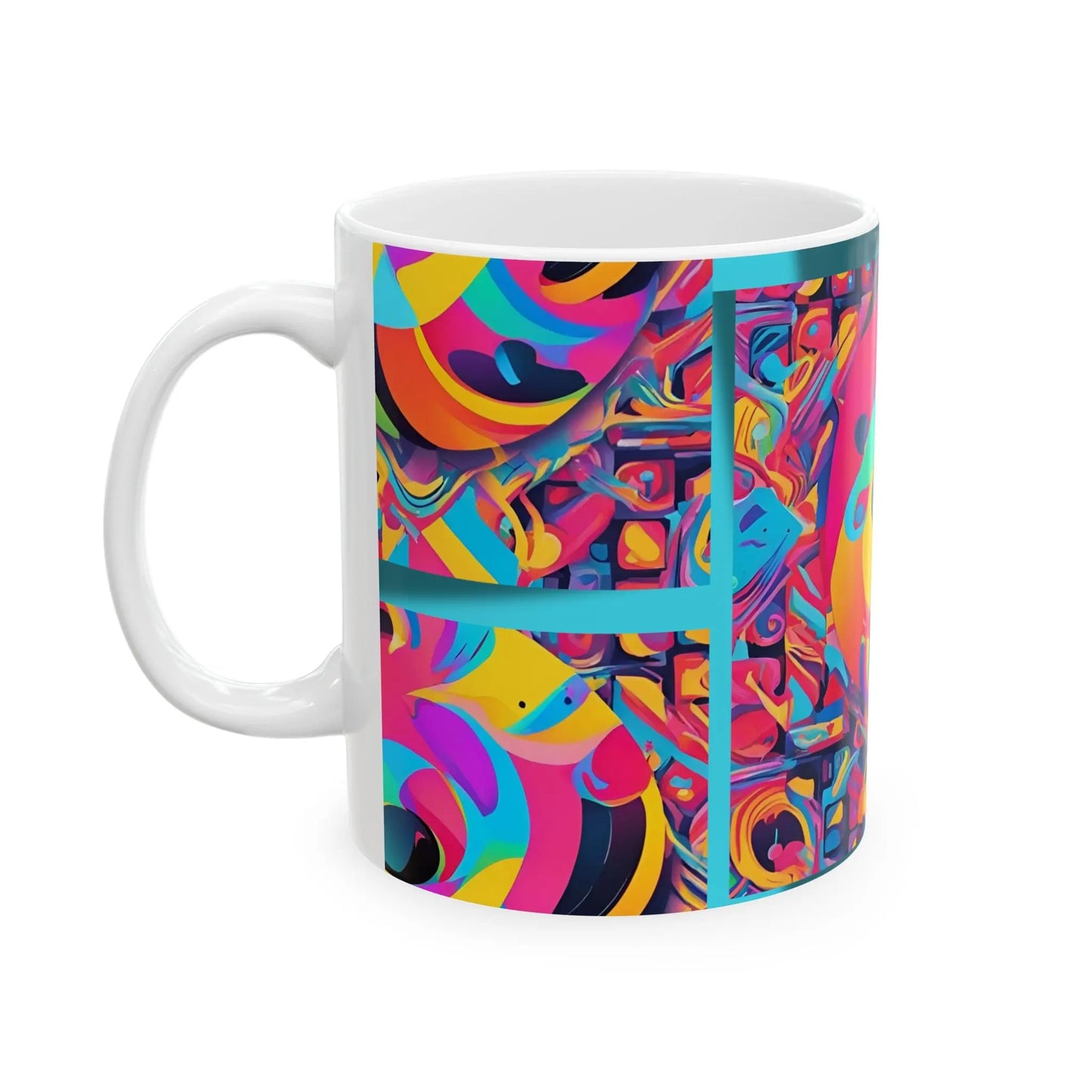 TikTok Inspired Mug, Multi-Color Design Printify