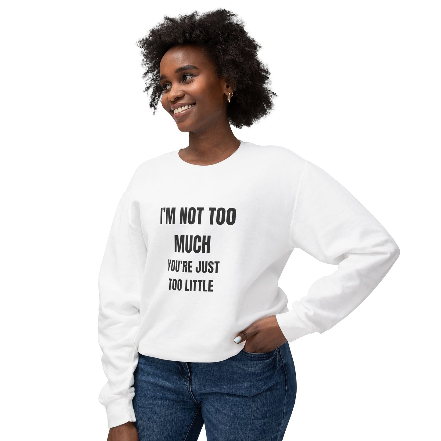 Adult Humor Heavy Weight Sweater - Fun Size F*CK BOYS Printify