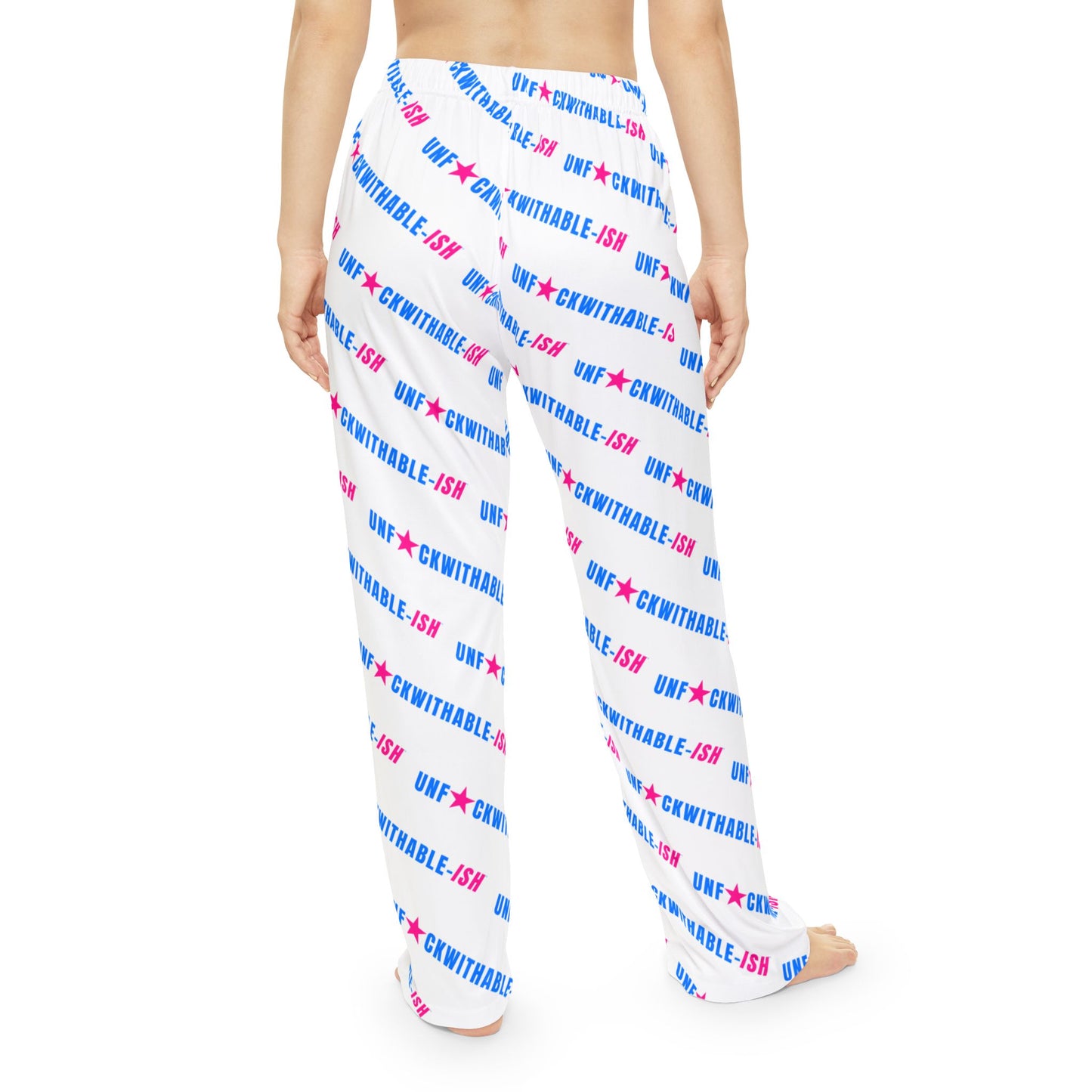 UNF★CKWITHABLE-ISH Streetwear Style Lounge Pants Women’s, White