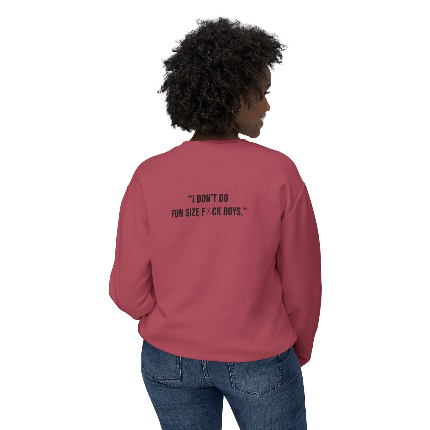 Adult Humor Heavy Weight Sweater - Fun Size F*CK BOYS