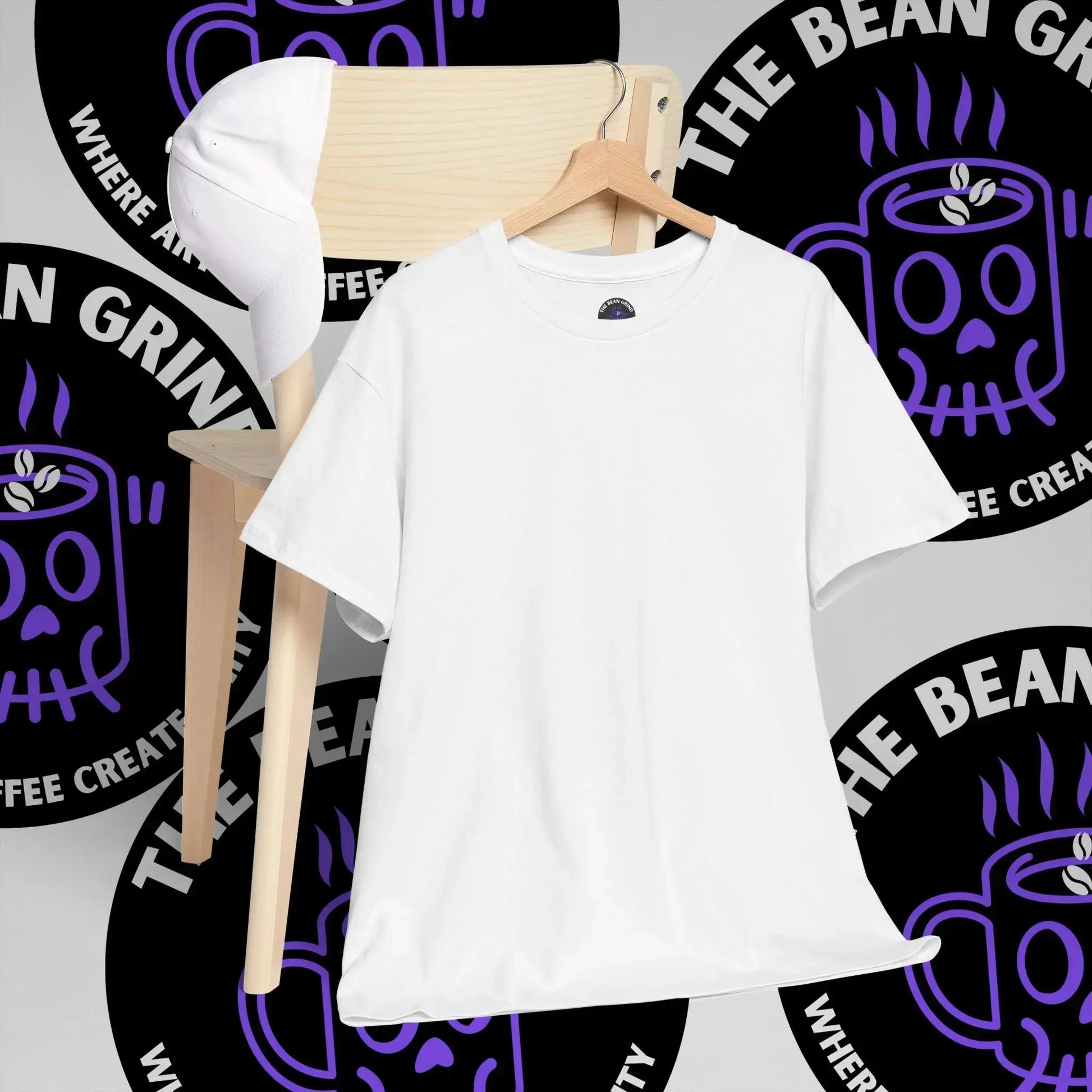 The Bean Grindβ’ Comfy 100% Cotton Tee Printify
