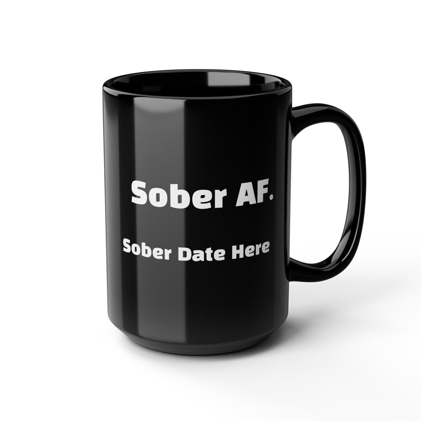 The Recovery Grind Bundle – Custom SoberAF Mug, Candle, Notebook, Sticker
