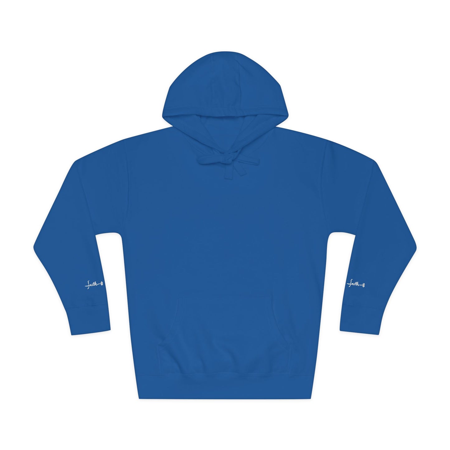 Minimalist Unisex Fleece Hoodie -Faith
