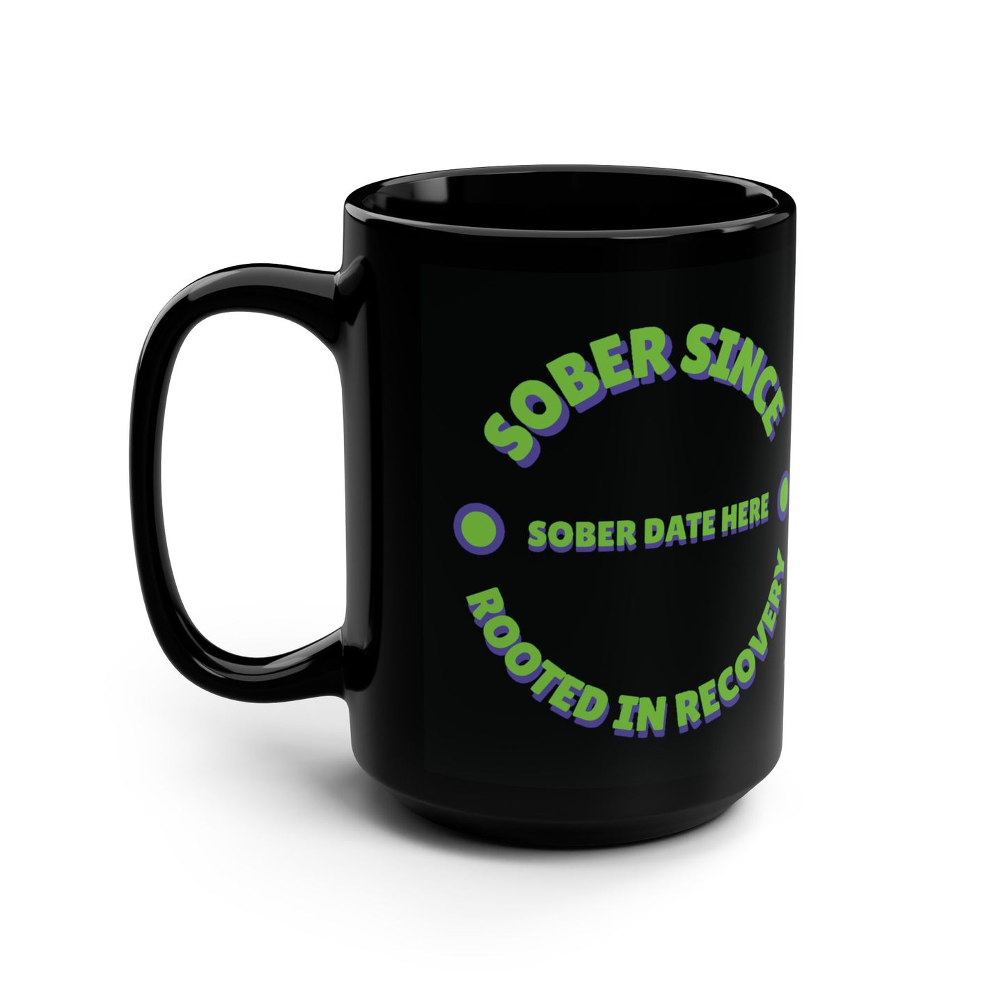 “Do the Thing” Sober Mug 15oz, Weird Mug Planter – One Damn Day at a Time + Custom Date