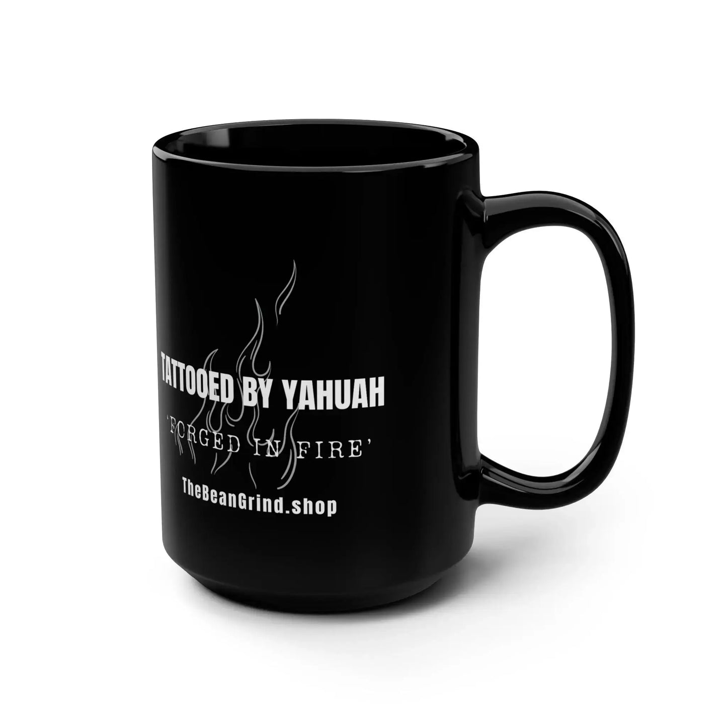 Tattooed by Yahuah Mug Glossy 15oz
Mug |The Bean Grind