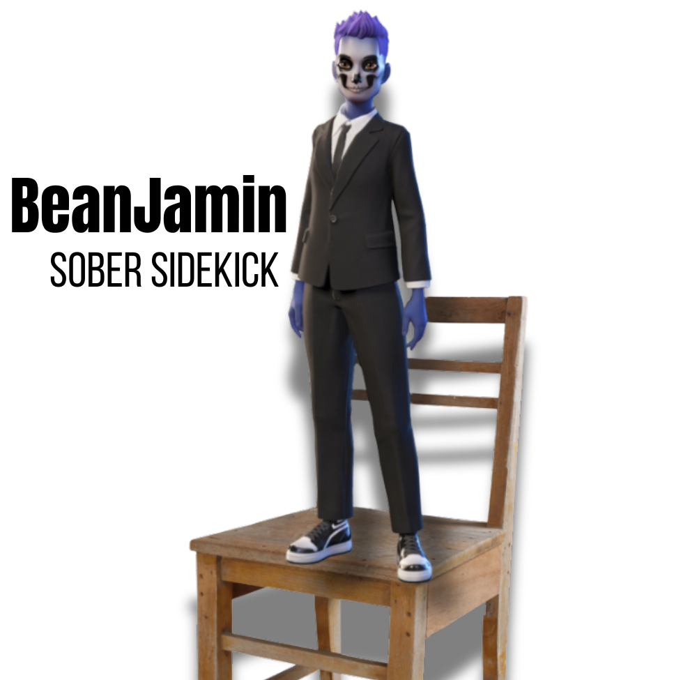 BeanJamin™ Sober Sidekick Mug – Featuring Our Custom Engineered Recovery ChatGPT, by The Bean Grind