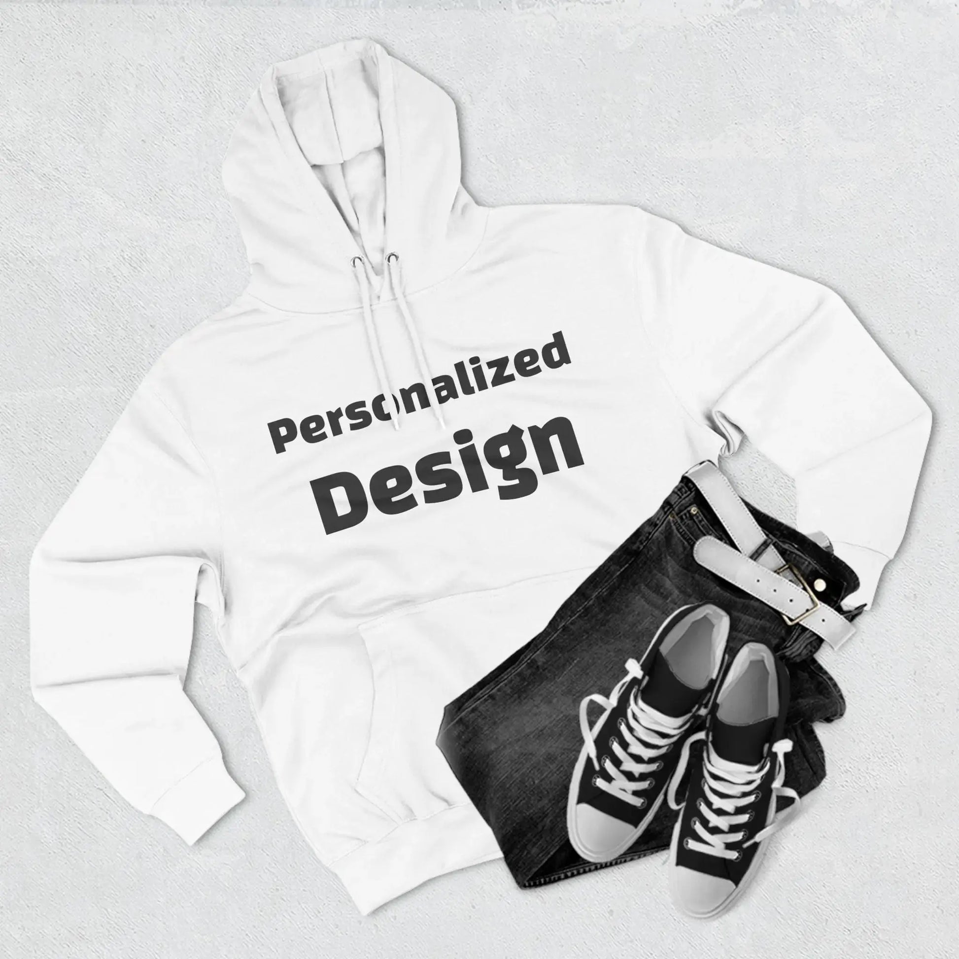 cotton fleece heavy white hoodie, unisex hoodie
