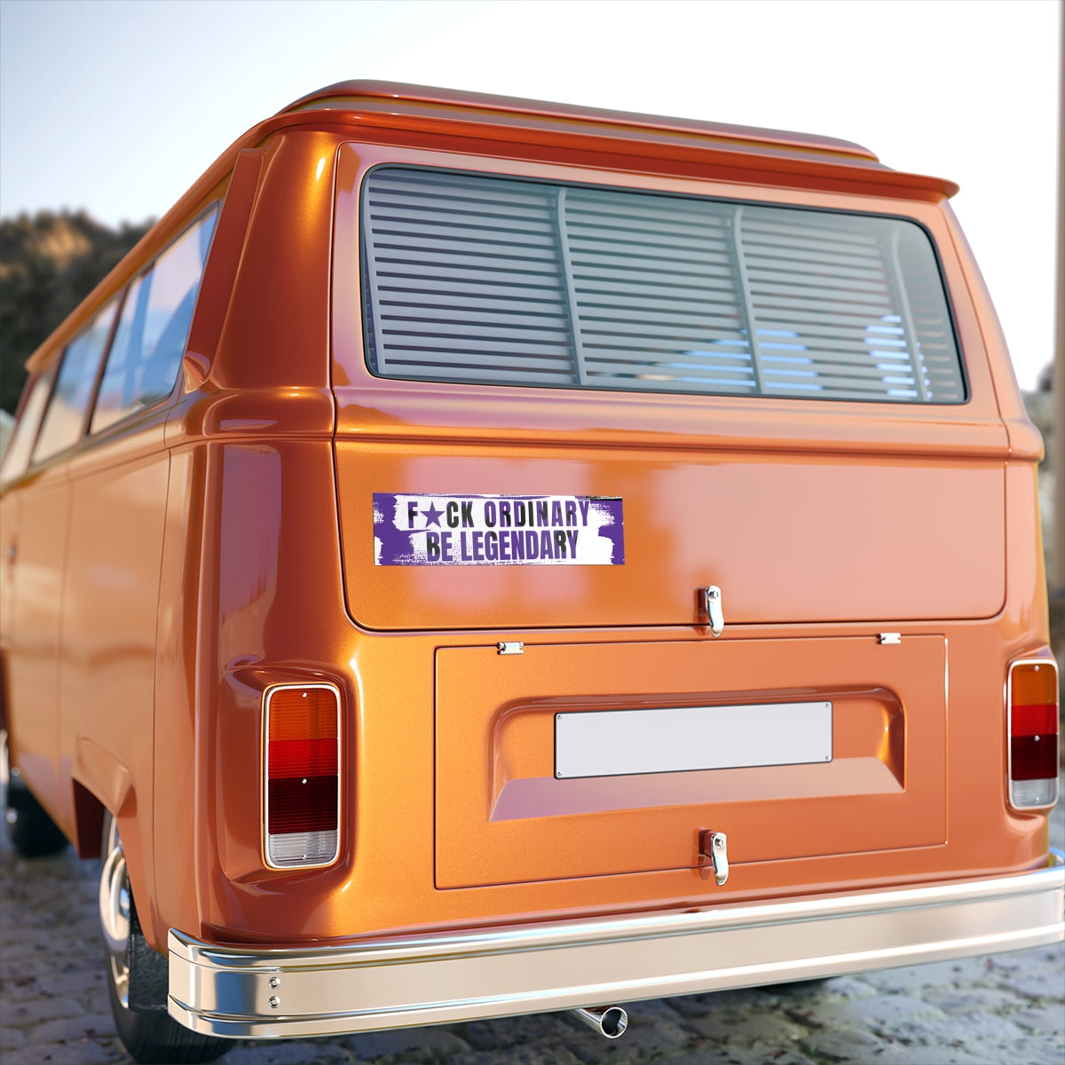F★CK ORDINARY, BE LEGENDARY Bumper Sticker