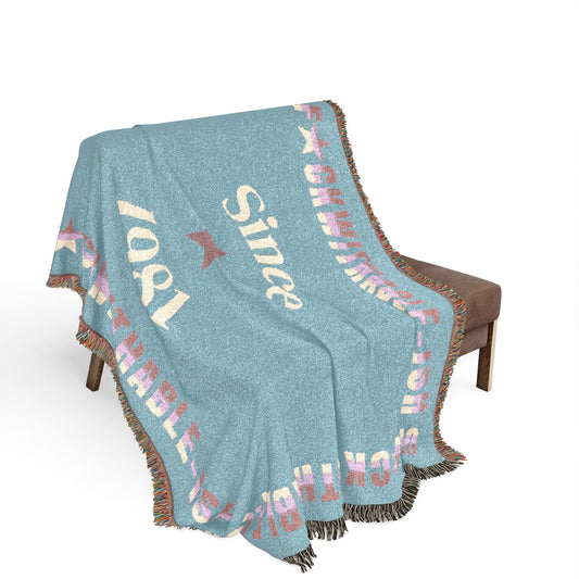Invincible. Unbreakable. Unstoppable. Woven Blanket – Inspirational Throw
