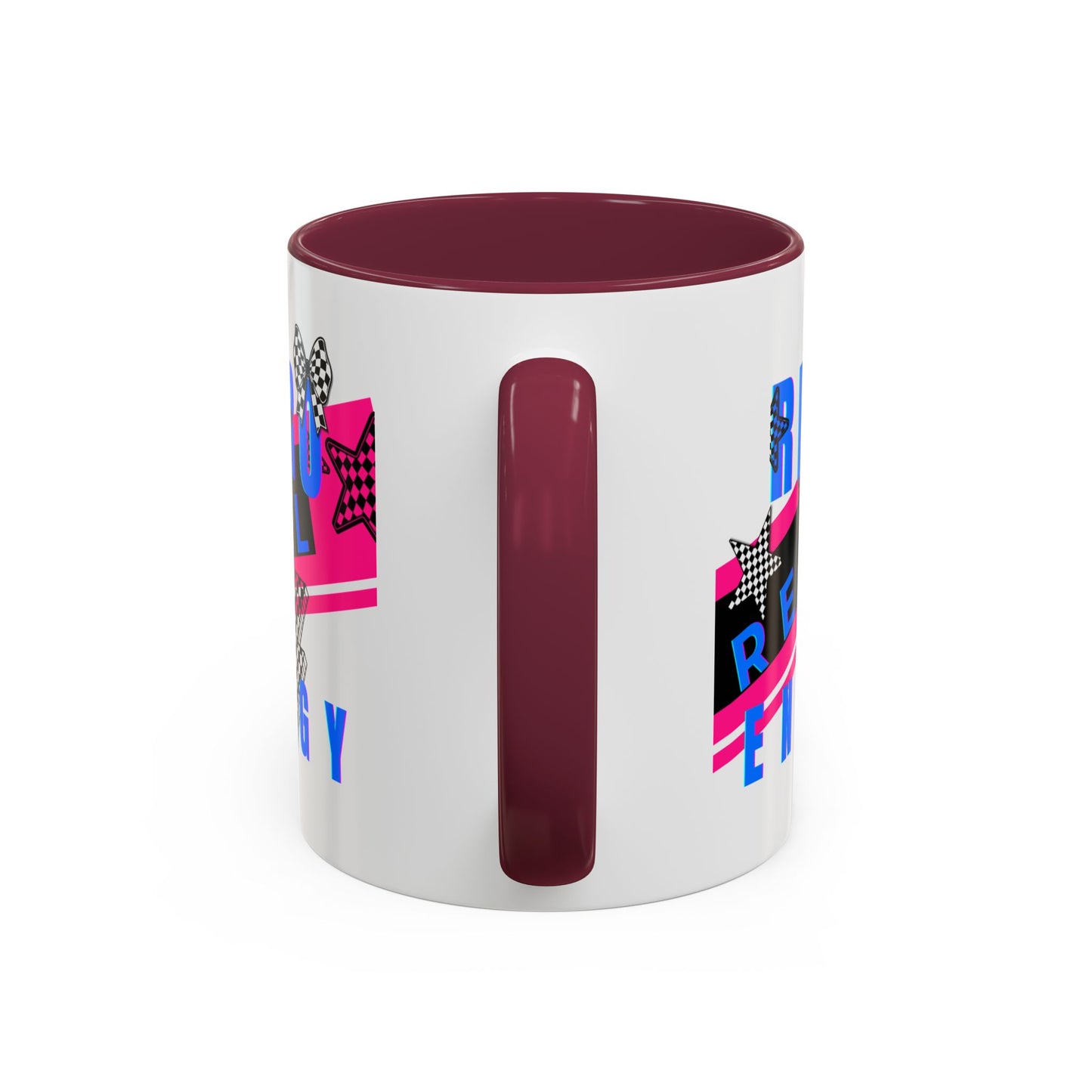 Retro Rebel Mug, 90s Pop Culture Nostalgia, "Bangs to the Ceiling"