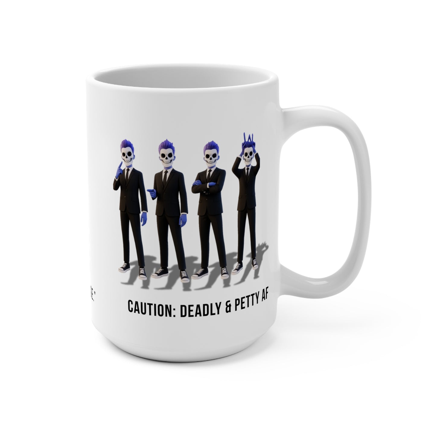 Funny Branded Mug, Ionic Skeleton BeanJamin + His Brothers