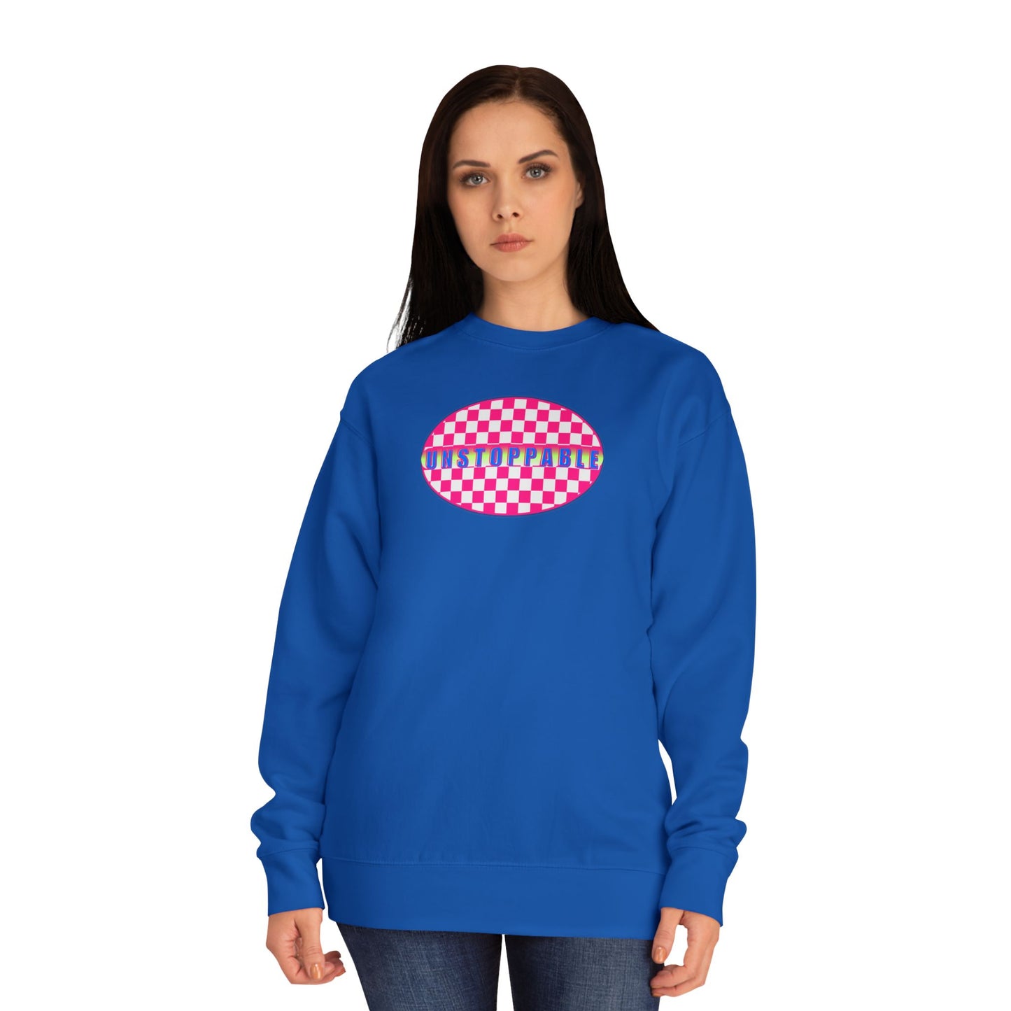 Unisex 90's Vibe Streetwear Graphic Crew Sweatshirt, 4 Colors