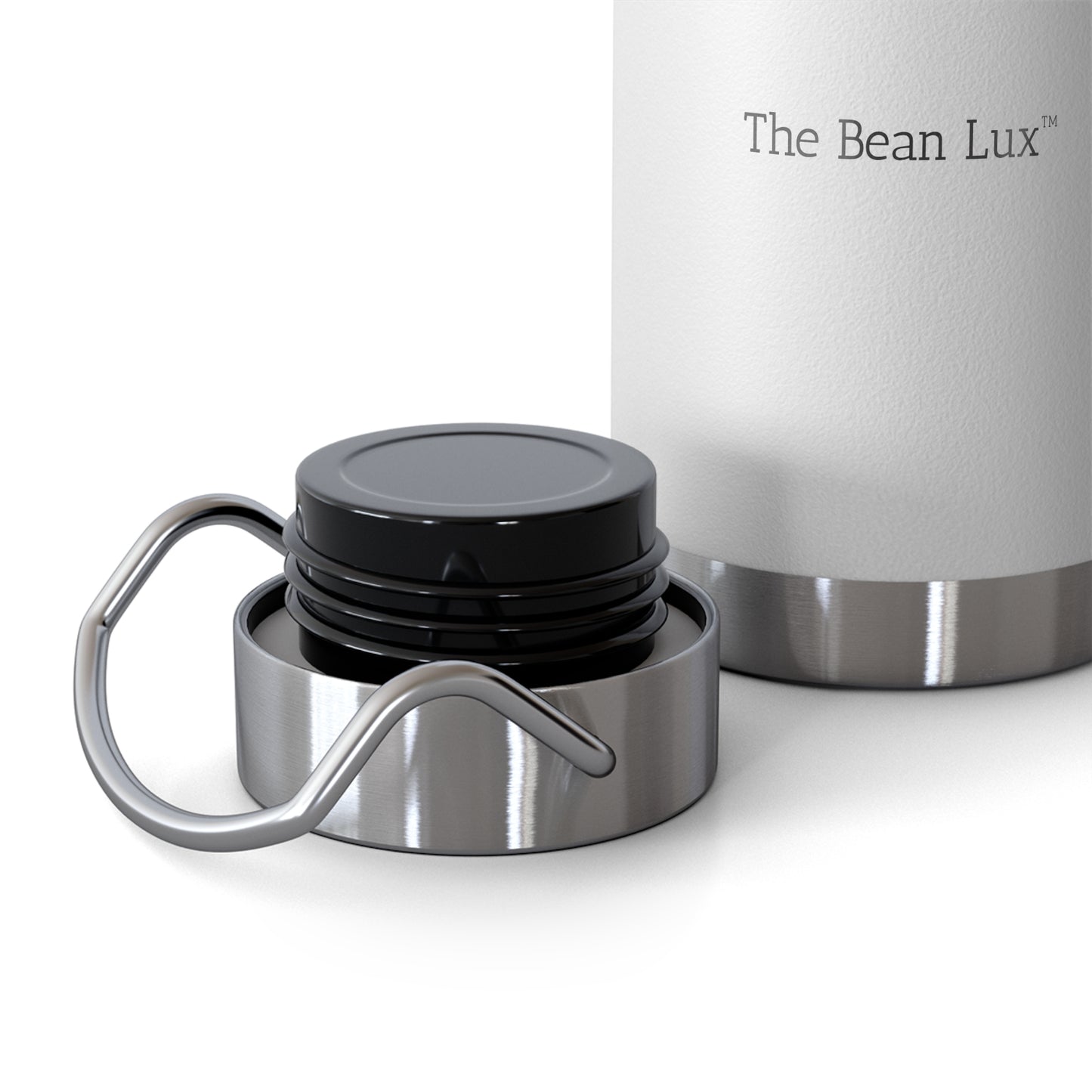 The Bean Lux™ Premium Water Bottle, Copper Vacuum Insulated 22oz - Stylish + Functional, 3 Colors