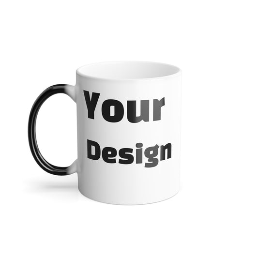 Hidden Message Mug, Color Morphing Heat Activated - Personalized Design