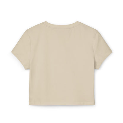 Classy Smart-Ass Women's Cropped Baby Tee Organic Cotton