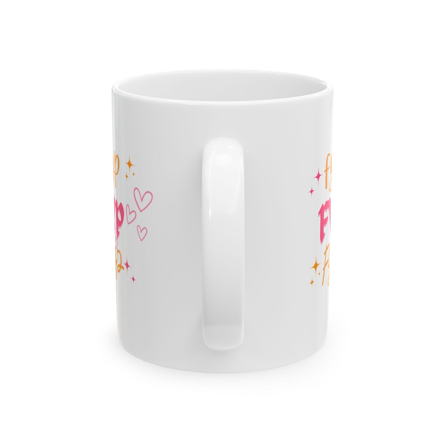 Keramiktasse mit TikTok-Motiv