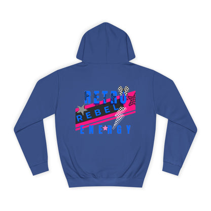 Unisex Hoodie, Retro Rebel Streetwear - Invincible Unstoppable Unbreakable 7 Colors