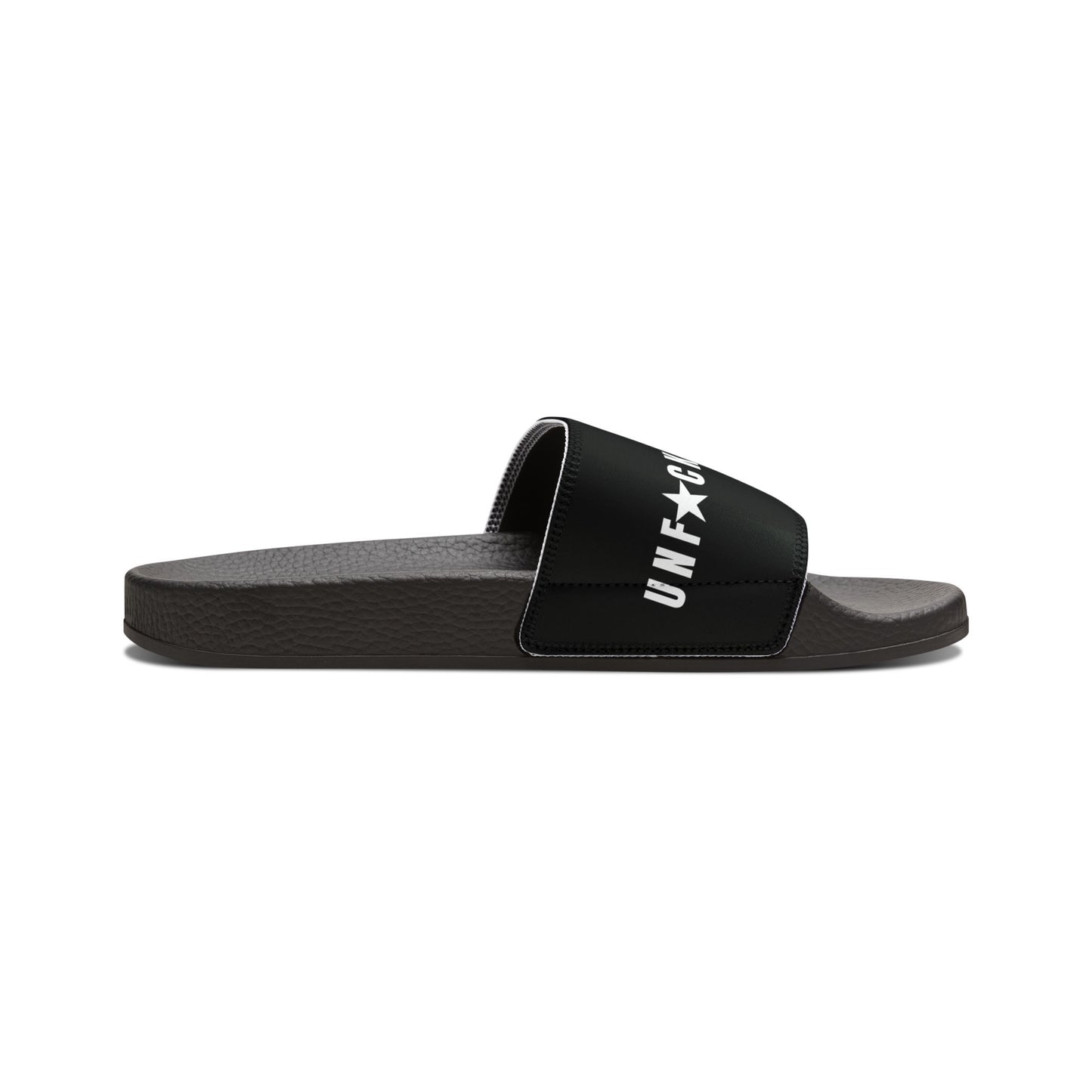 UNF★CKWITHABLE-ISH™ Men's Removable Strap Slide Sandals Black, White/White Star