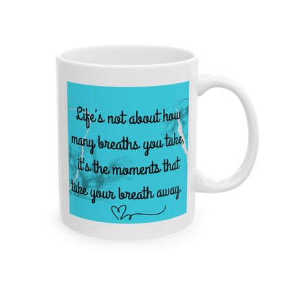 Inspirierende Keramiktasse