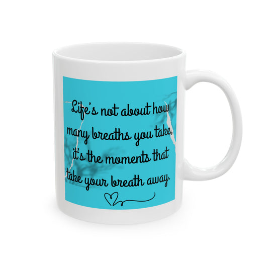 Inspirierende Keramiktasse