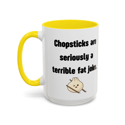 Von TikTok inspirierte Tasse mit buntem Akzent