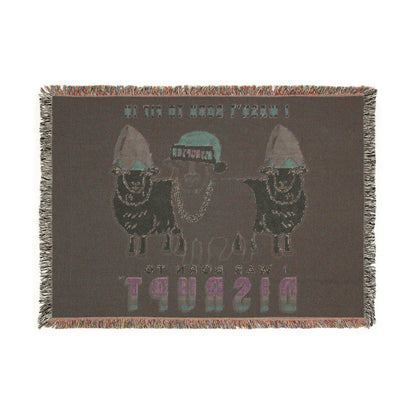 Born To Disrupt Premium Woven Blanket – Holiday Rebel LIMITED Edition