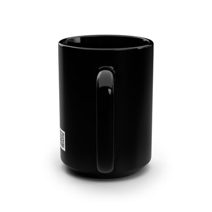 TikTok Inspired Funny Black Mug, When the World Ends