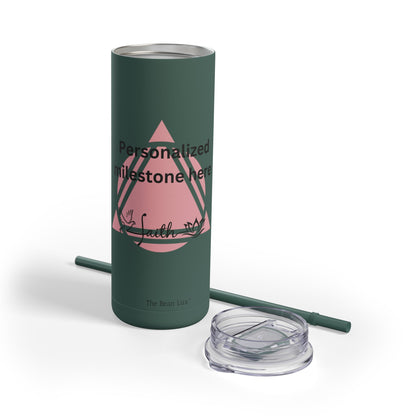 The Bean Lux™ Personalized Premium Tumbler 20oz, Milestone-Sobriety