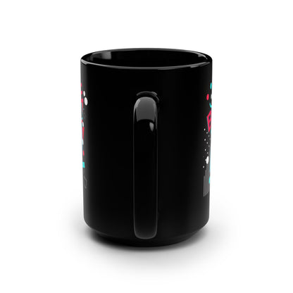 Inspirational Black Ceramic Mug 15, Boojie AF Be Legendary