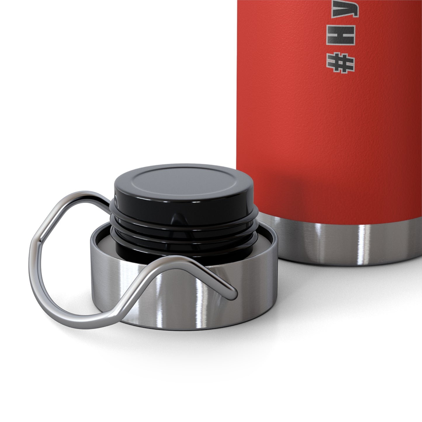 The Bean Lux™ #HydratedAF Custom Copper Vacuum Insulated Water Bottle 22oz, Outdoor Water Bottle, Your Initials