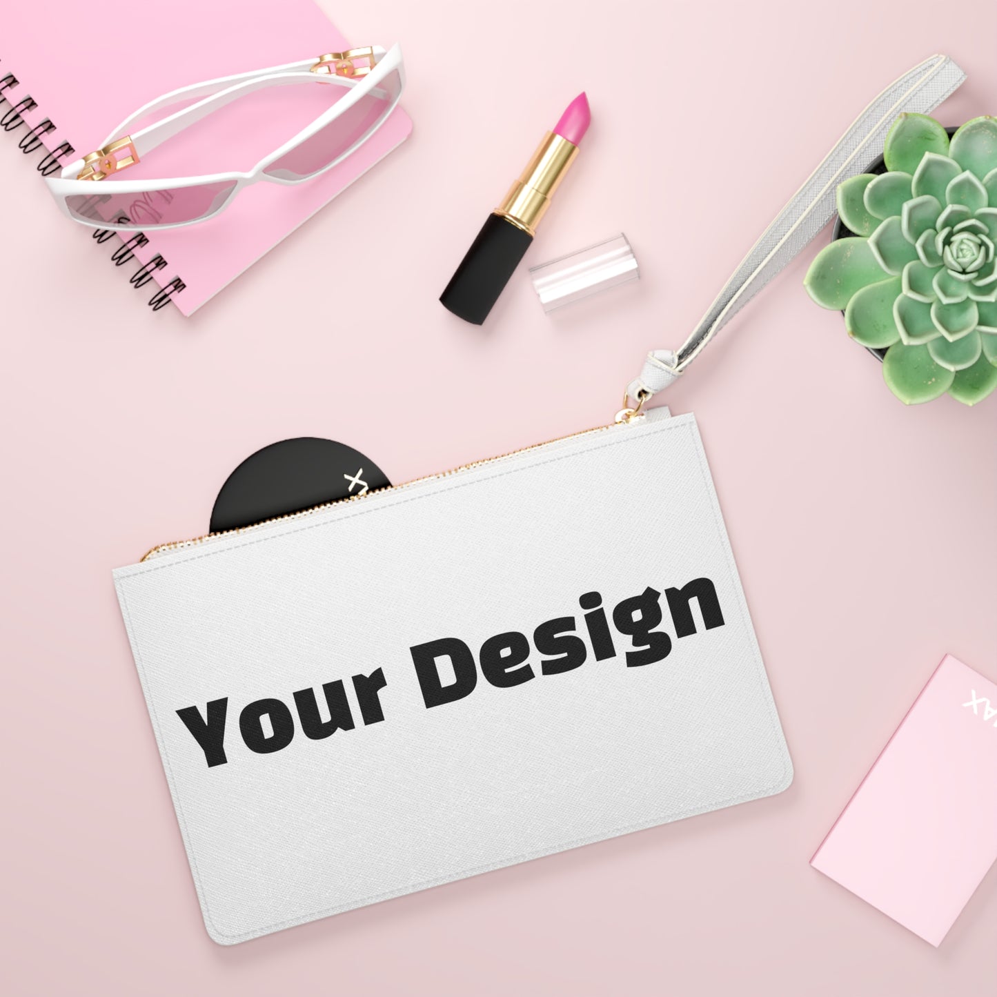 The Bean Grind Branded Clutch Bag, Personalized Design - Best Seller