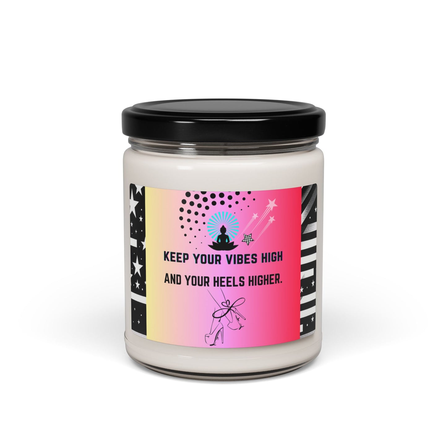 The Bean Grind™ Inspirational Scented Soy Candle, Badass Chic Vibes