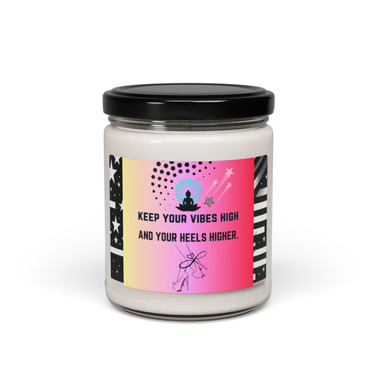 The Bean Grind™ Inspirational Scented Soy Candle, Badass Chic Vibes