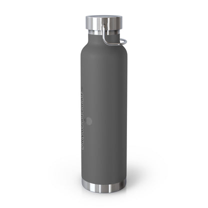 The Bean Lux™ #HydratedAF Custom Copper Vacuum Insulated Water Bottle 22oz, Outdoor Water Bottle, Your Initials