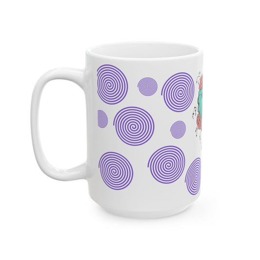 Inspirational Ceramic Mug, Good Energy