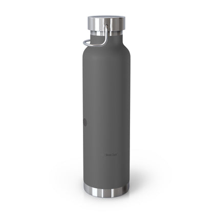 The Bean Lux™ #HydratedAF Custom Copper Vacuum Insulated Water Bottle 22oz, Outdoor Water Bottle, Your Initials