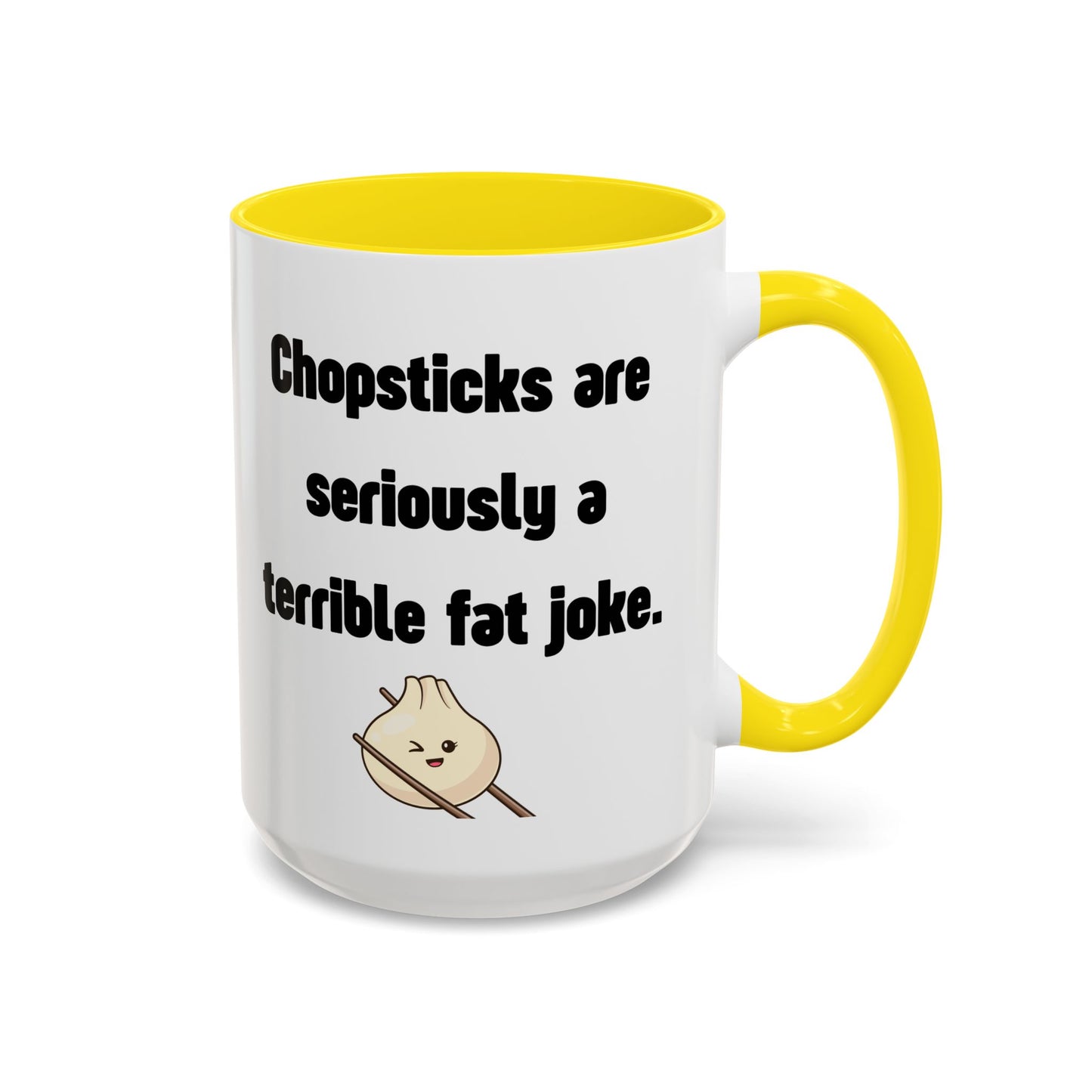 Von TikTok inspirierte Tasse mit buntem Akzent