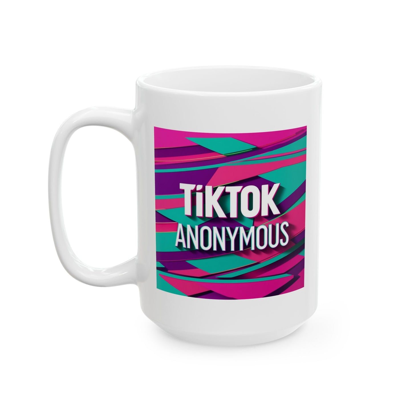 Keramiktasse mit TikTok-Motiv