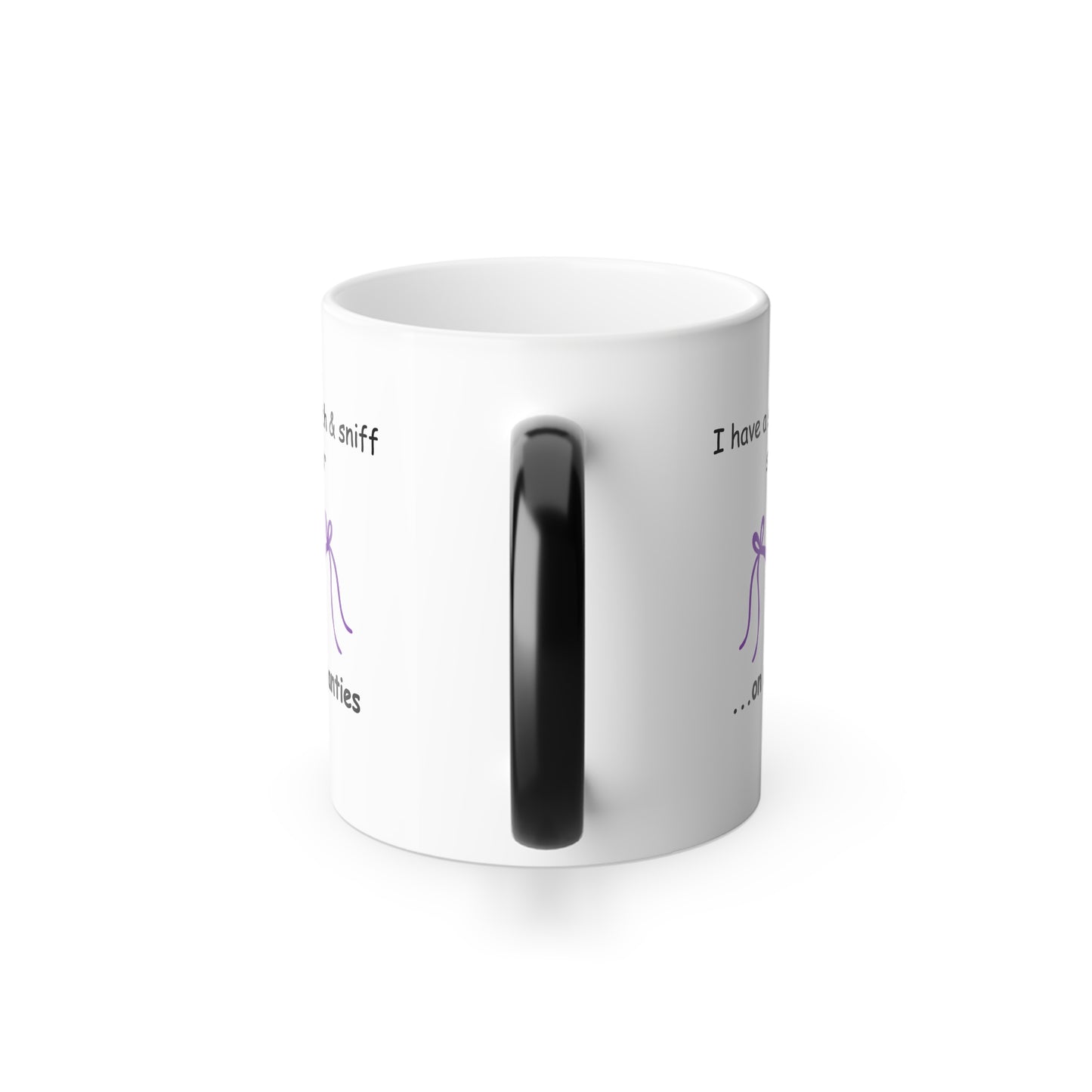 Funny Hidden Message Mug, Sticker On My Panties