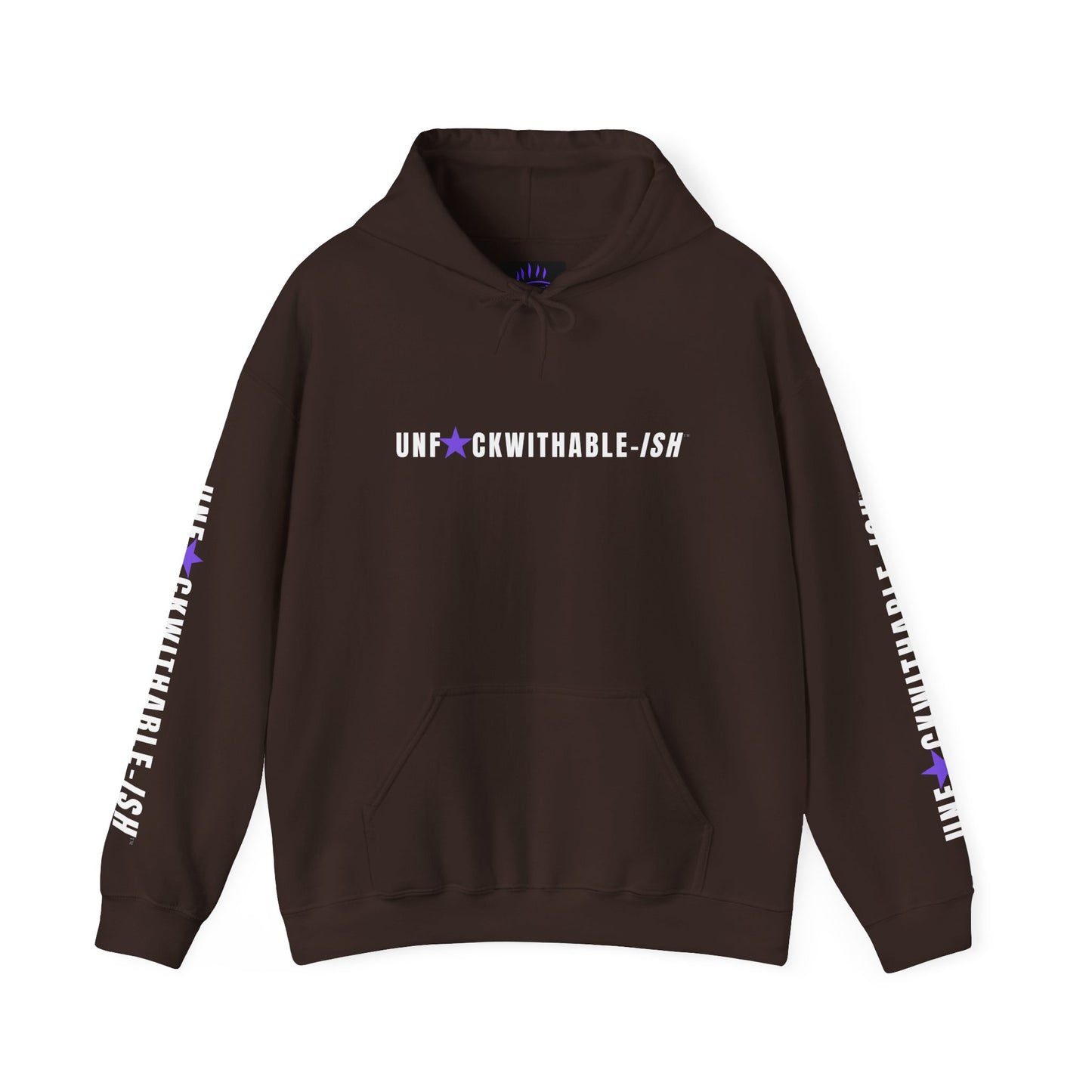 Unisex Unf★ckwithable-Ish Hoodie – Purple Star Edition, Streetwear Apparel