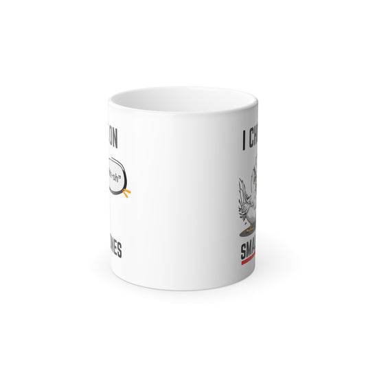 Funny Hidden Message Mug, I Choke On Small Bones - Color Morphing