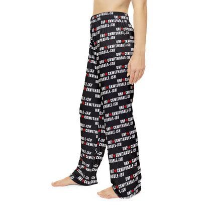 UNF★CKWITHABLE-ISH Streetwear Style Lounge Pants Women, Black