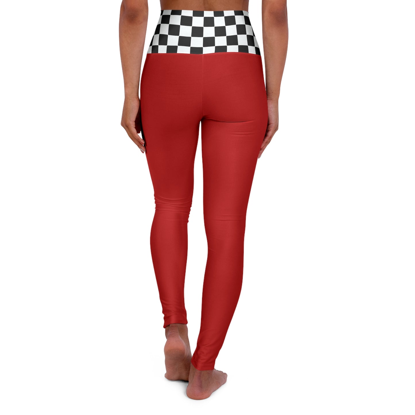Rebel Tattoo Babe High-Waisted Leggings, Keep Your Head High, Heels Higher
