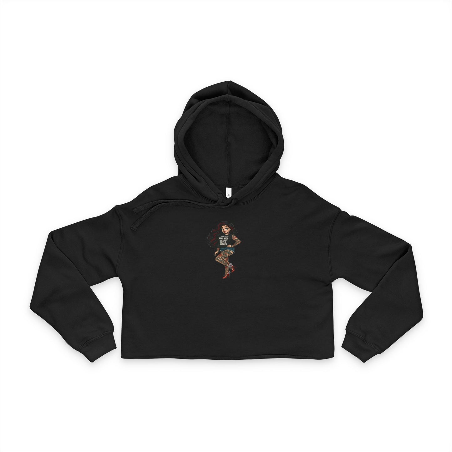 Tattooed & Unbothered – Cropped Recovery Savage Fashion Hoodie