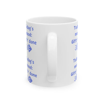 Lustiger Keramikbecher